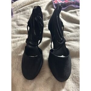 Unbranded Heels Size 10.5 Black Women's 10.5‎